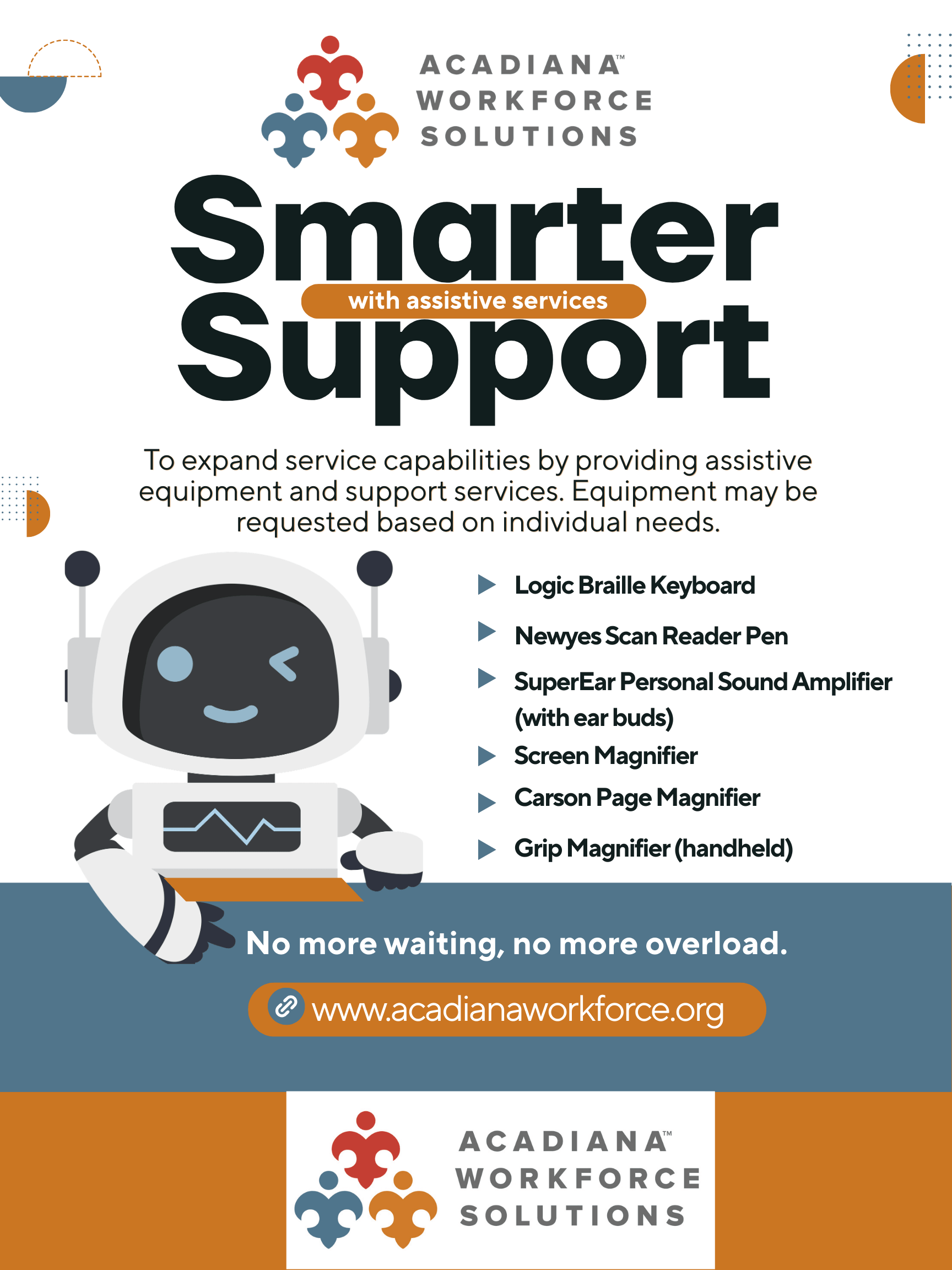 Smarter Support flyer